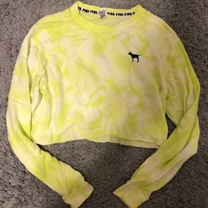 Victoria Secret Pink Cropped Sweater